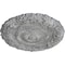 Ekena Millwork Marseille Ceiling Medallion (Fits Canopies up to 7 3/8"), 21"OD x 2"P, Ultra Pure White Crackle CM21MAUWC - alternate 2